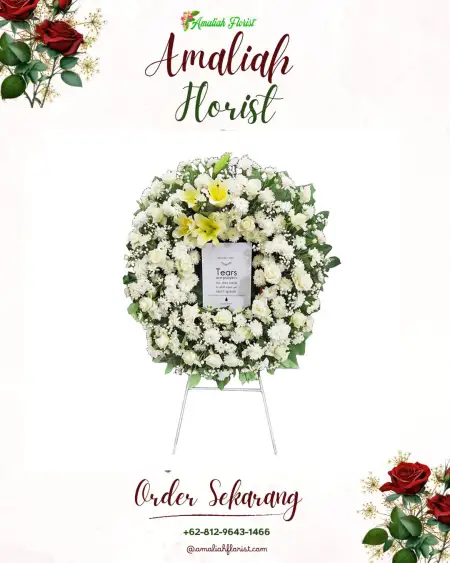 Krans Bunga Duka Semawung Kembaran